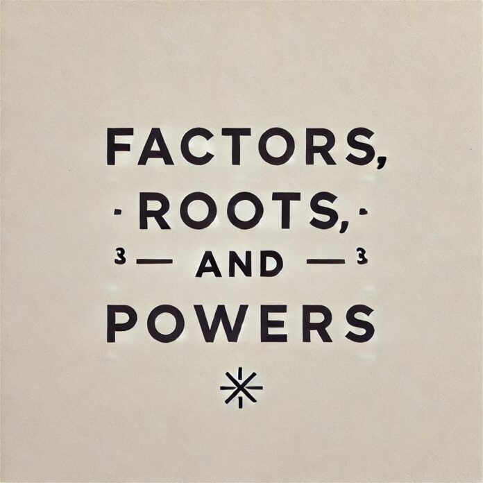 Factors, Roots, and Powers