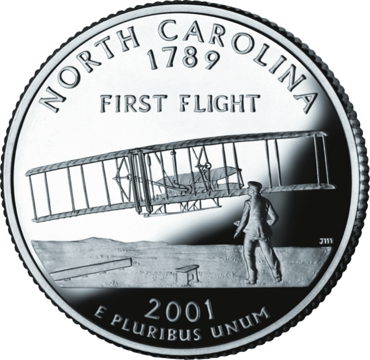 North Carolina coin 2001